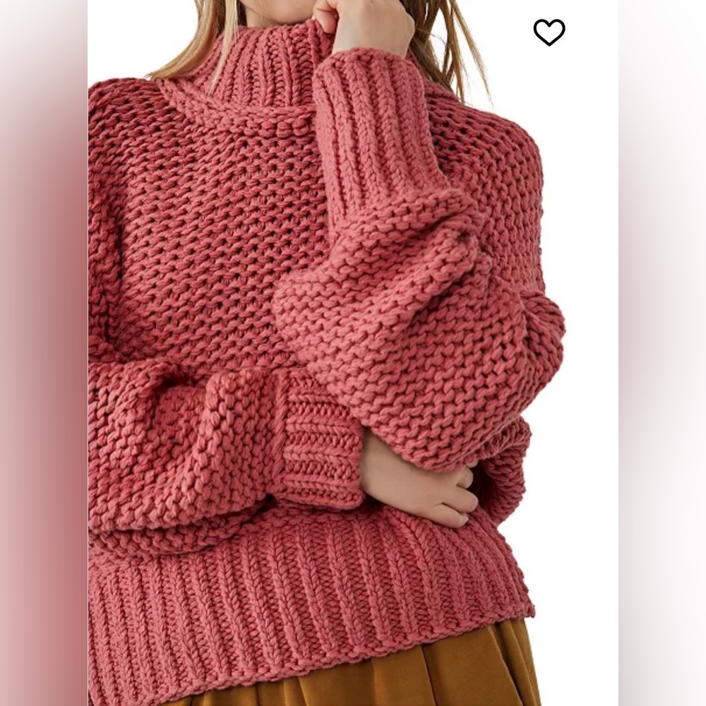 Free People My Only Sunshine Sweater in Rosette NWT - Picture 4 of 13
